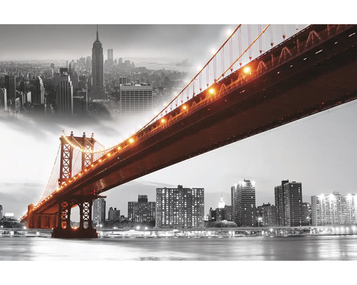 Tablou canvas Manhattan Bridge 100x150 cm-0