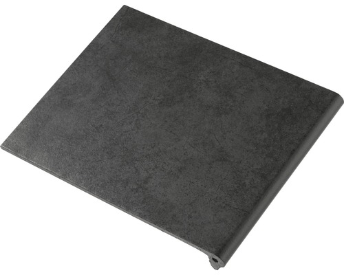 Placă treaptă Glimmer negru 24,5x32 cm