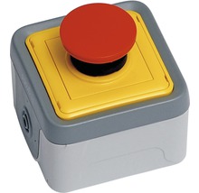 Buton de urgență/alarmă Legrand Plexo IP55 roșu/gri, montaj aplicat