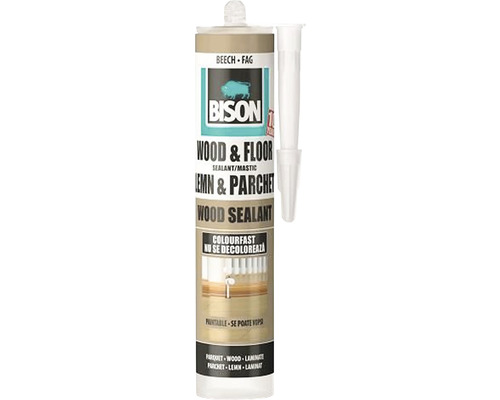 Mastic pentru lemn Bison Wood Sealant fag 300 ml Etanșant pentru lemn și podele Bison, fag