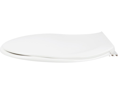 Capac WC Z3 polipropilenă, închidere simplă, alb 42-46x36 cm