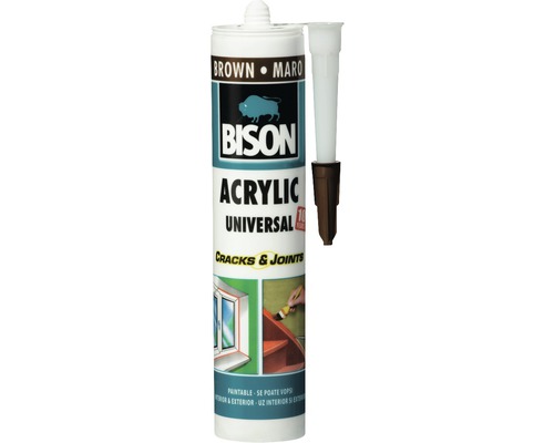 Etanșeizant acrilic universal Bison maro 300 ml Etanșant acrilic universal Bison maro