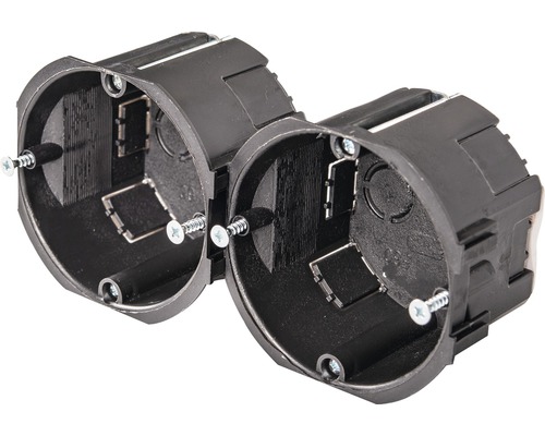 Cutie de aparat dublă din plastic cu șuruburi