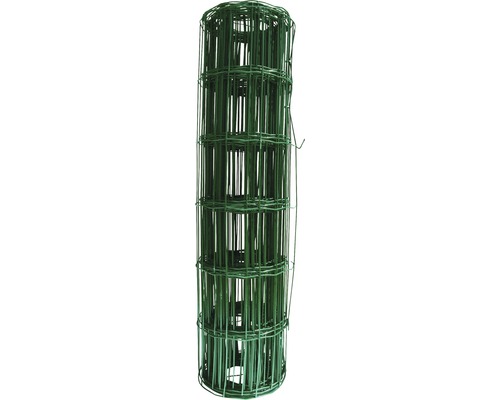 Plasă gard zincată plastifiată Europlast 1x10 m verde