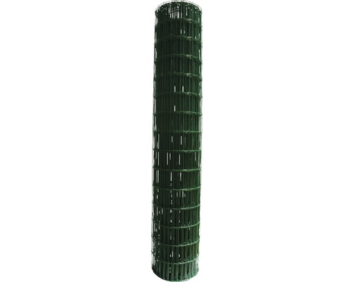 Plasă gard zincată plastifiată Europlast 2x25 m verde-0