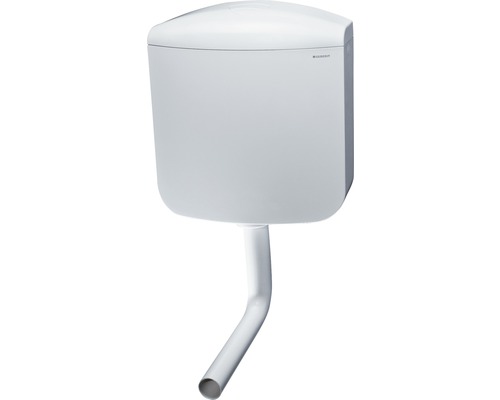 Rezervor WC Geberit Montana Duo AP117, montaj la semi-înălțime, 3-6 l, alb Rezervor WC cu montaj aparent cu tub de spălare