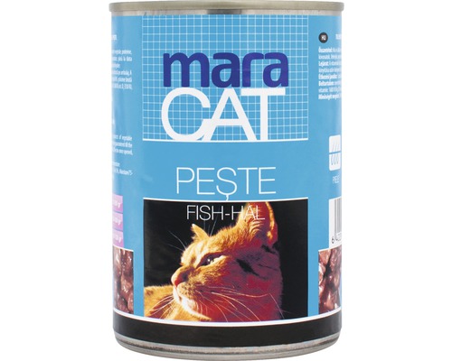 Hrană umedă pentru pisici MaraCat cu pește 415 g