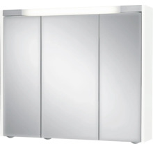 Dulap baie cu oglindă Jokey Sarto III, cu iluminare, lemn, 80x69 cm, alb, IP 20-thumb-0