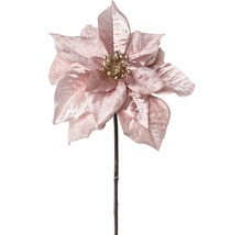 Floare artificială decorativă steaua Crăciunului cu tijă