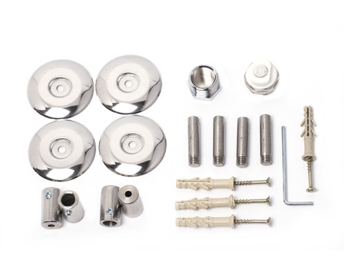 Set de fixare pentru radiatoare, inclusiv rozete, șuruburi și dibluri