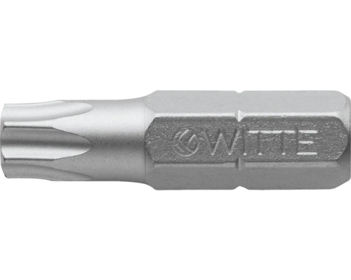 Bit șurubelniță torx Witte 1/4" T25 25mm, oțel inoxidabil