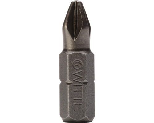 Biți șurubelniță cruce Witte Industrie 1/4 PZ1 25mm, pachet 10 bucăți Bit șurubelniță în cruce