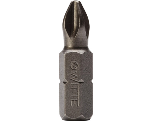Biți șurubelniță cruce Witte Industrie 1/4 PH1 25mm, pachet 10 bucăți Bit șurubelniță Witte în cruce