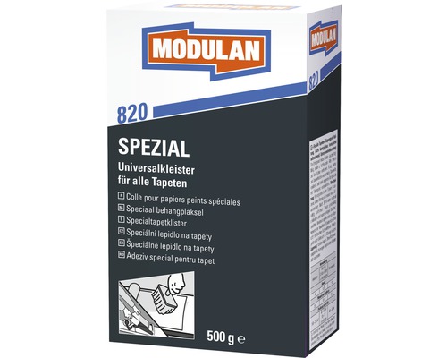 Adeziv special pentru tapet Modulan 820 alb 500 g Adeziv special Modulan pentru toate tipurile de tapet, pachet de 500 grame