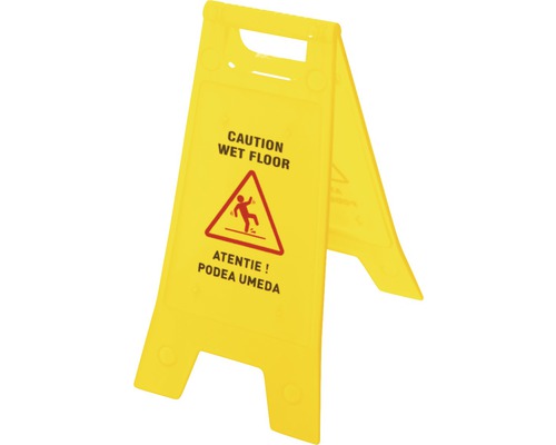 Panou indicator avertizare „Podea umedă / Wet floor”
