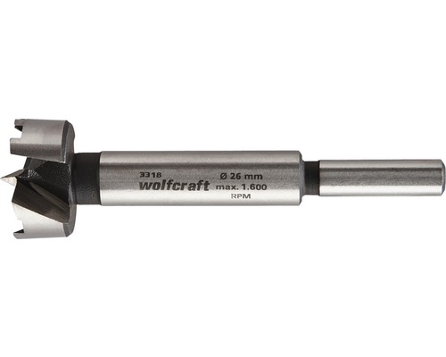 ぴらふ Freză Forstner Wolfcraft Ø26 mm, prindere Ø8 mm | HORNBACH