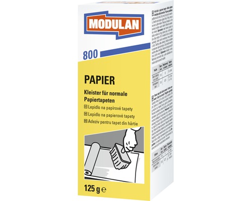 Adeziv pentru tapet din hârtie Modulan 800 125 g Adeziv pentru tapet din hârtie Modulan 800, pachet de 125 de grame