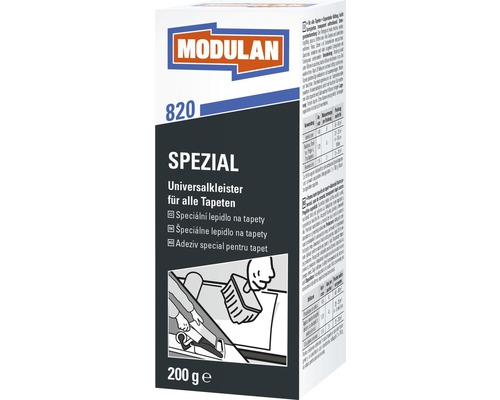 Adeziv special pentru tapet Modulan 820 alb 200 g Modulan 820 Adeziv universal special pentru toate tipurile de tapet, 200 grame