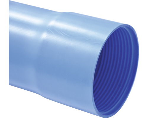Tub PVC VALROM pentru puțuri Ø 160 mm R8 5 m Tub din plastic cu interior canelat