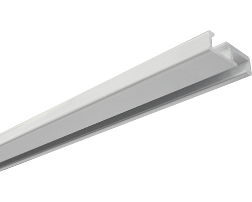Șină perdea aluminiu, albă, 1 canal 150 cm Șină perdea din plastic