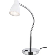 Lampă de birou cu LED integrat Start 3W 200 lumeni, alb/crom-thumb-2