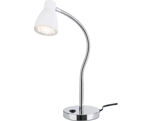 Lampă de birou cu braț flexibil și lumină LED