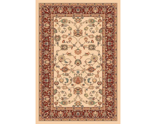 Covor cu model floral și bordură