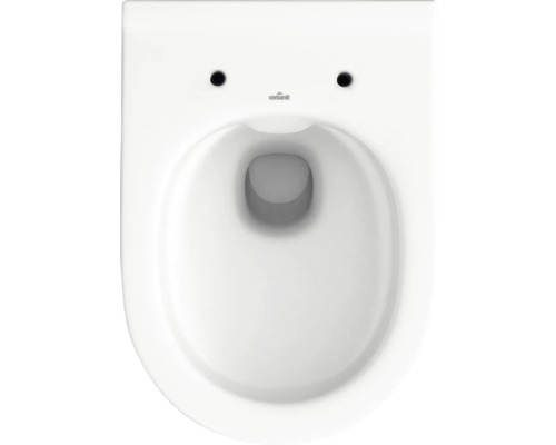 Vas WC suspendat Cersanit cu spălare profundă, vedere din interior