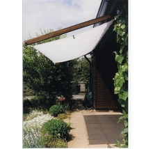 Copertină compatibilă cu sistemul de tensionare cu cablu, crem, 330x200 cm