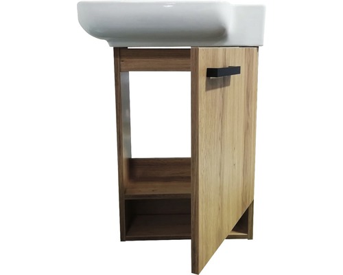 Dulap de bază pentru lavoar cu compartiment deschis și ușă