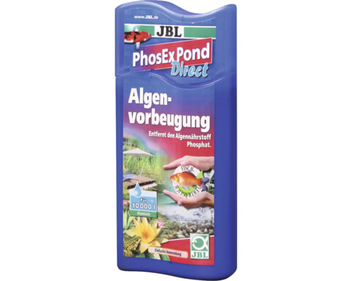 Prevenirea formării de alge JBL PhosEx Pond Direct, 500 ml JBL PhosExPond Direct prevenire alge pentru iazuri