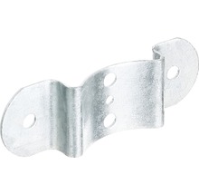 Element de fixare a țevii din metal cu găuri pentru șuruburi