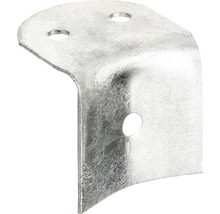 Conector unghiular din metal cu găuri de fixare