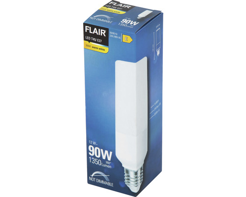 Bec LED FLAIR T45/E27, 90 W, nu este reglabil, în ambalaj