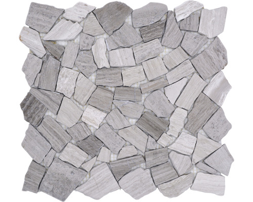 Mozaic piatră spartă CIOT 30/2012 bej deschis-gri 30,5x32,2 cm