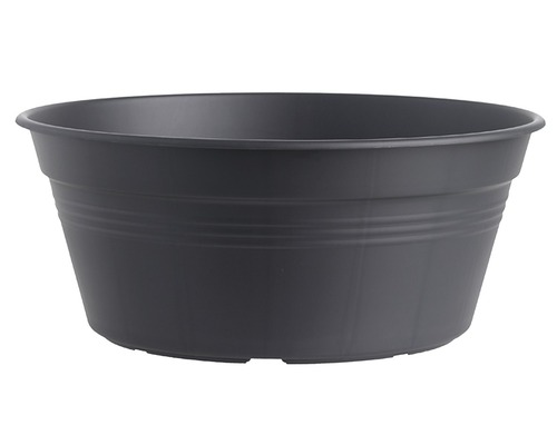 Ghiveci tip bol elho Green Basics Bowl, material plastic, Ø 38 h 16 cm, negru