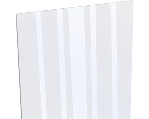 Material transparent din placă de plastic cu model în dungi