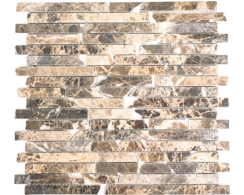 Mozaic piatră naturală MOS BRICK 2909 maro 30,5x32,2 cm Placă mozaic din piatră naturală