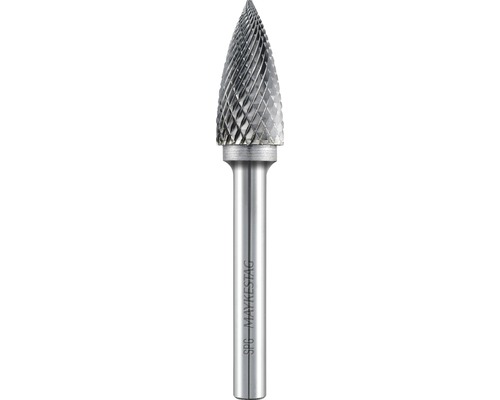 Biax conic Alpen Ø6x50 mm, cu vârf ascuțit, carbură metalică, formă G