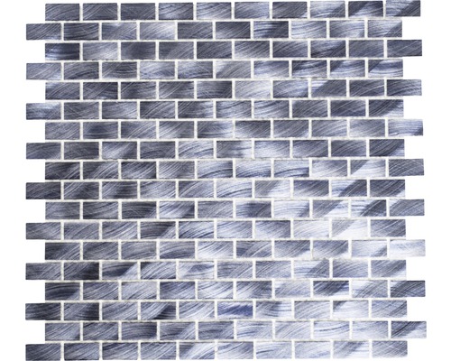 Mozaic aluminiu XAM 421 negru 30,5x32,5 cm