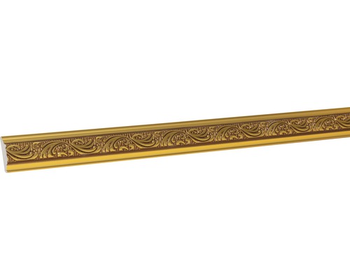 Profil decorativ auriu 240x4x1,5 cm