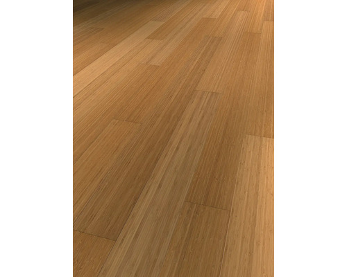 Podea din parchet de bambus montată