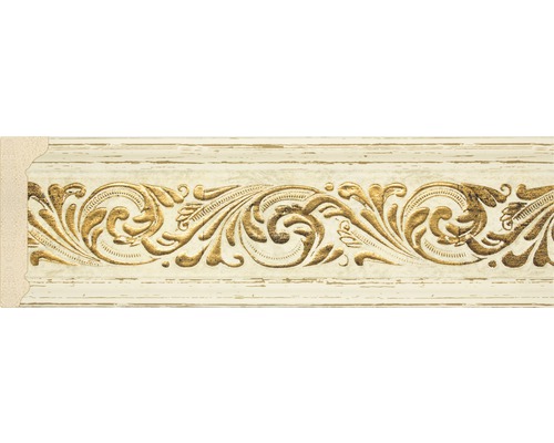 Profil decorativ aspect antichizat bej-auriu 240x8,5x2,4 cm