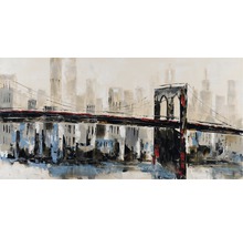 Tablou pictat manual Bridge 60x120 cm-thumb-0
