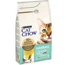 Hrană uscată pentru pisici PURINA Cat Chow Adult Hairball cu pui 1,5 kg-thumb-1