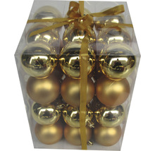 Pachet cu globuri aurii de Crăciun