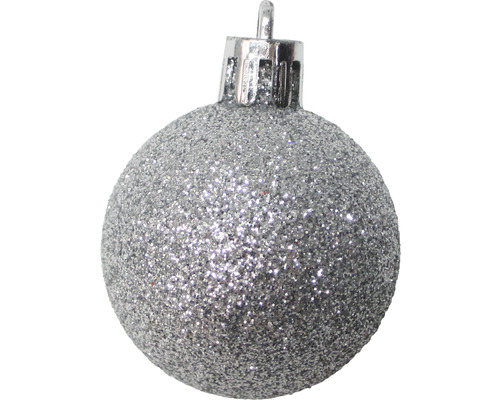 Glob de pom de Crăciun sclipitor