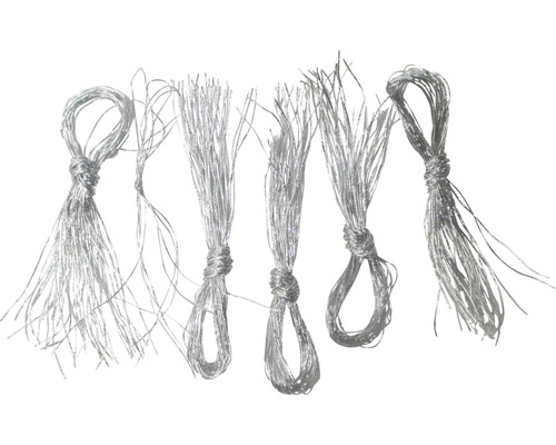 Mănunchi de sârmă argintie cu bucle