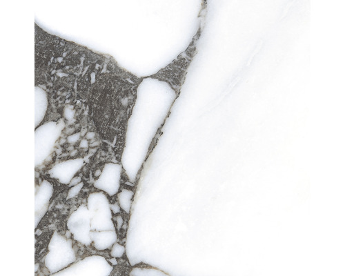 Prim-plan cu o placă ceramică cu aspect de marmură