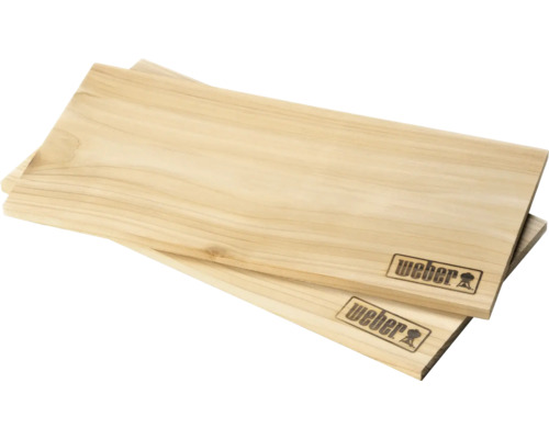 Scânduri din lemn de cedru Weber pentru grătar, două bucăți